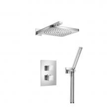 Isenberg 196.7050CP - Two Output Shower Set With Shower Head And Hand Held