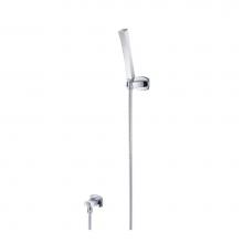 Isenberg 240.1006CP - Hand Shower Set With Wall Elbow, Holder and Hose