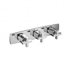 Isenberg 240.2715TCP - Trim For Horizontal Thermostatic Valve with 2 Volume Controls