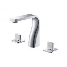 Isenberg 260.2000CP - Three Hole 8'' Widespread Two Handle Bathroom Faucet