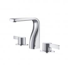 Isenberg 260.2001CP - Three Hole 8'' Widespread Two Handle Bathroom Faucet