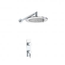 Isenberg 260.7000CP - Single Output Shower Set With Shower Head And Arm