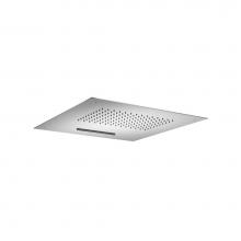 Isenberg CSS.20SCP - 20'' Stainless Steel Flush Mount Rainhead With Cascade Waterfall