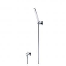 Isenberg HS1006CP - Hand Shower Set With Wall Elbow, Holder and Hose