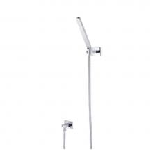 Isenberg HS1008CP - Hand Shower Set With Wall Elbow, Holder and Hose