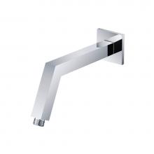 Isenberg HS1025CP - Square Shower Arm With Flange - 10'' - With Flange