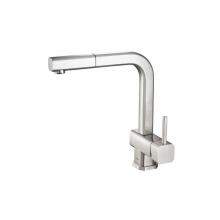 Isenberg K.1300SS - Cito - Dual Spray Stainless Steel Kitchen Faucet With Pull Out