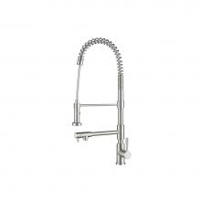 Isenberg K.2030SS - Professio - F - Professional Stainless Steel Kitchen Faucet With Pull Out & Pot Filler
