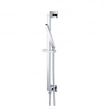 Isenberg SHS.2018CP - Hand Shower Set with Slide Bar, Integrated Elbow & Hose