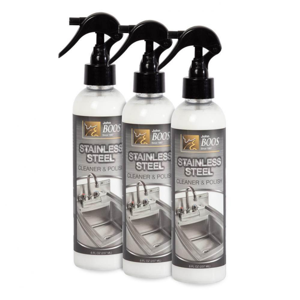 BOOS STAINLESS CLEANER 3-PACK