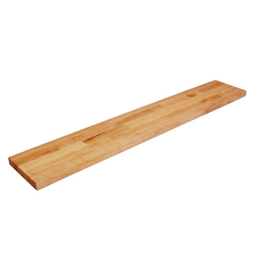 L BOARD 48X8X1-3/4 MAPLE OIL