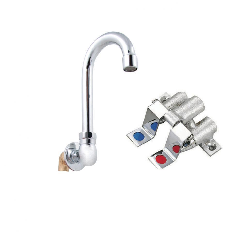 FOOT VALVE W/3.5'' LOW LEAD SPOUT