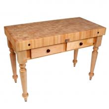 John Boos CUCR05 - RUSTICA 48X24X4 CRM NATURAL ISLAND