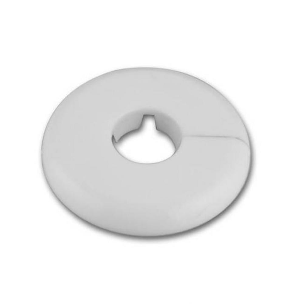 1/2'' cop White Plastic Split Ring Flanges