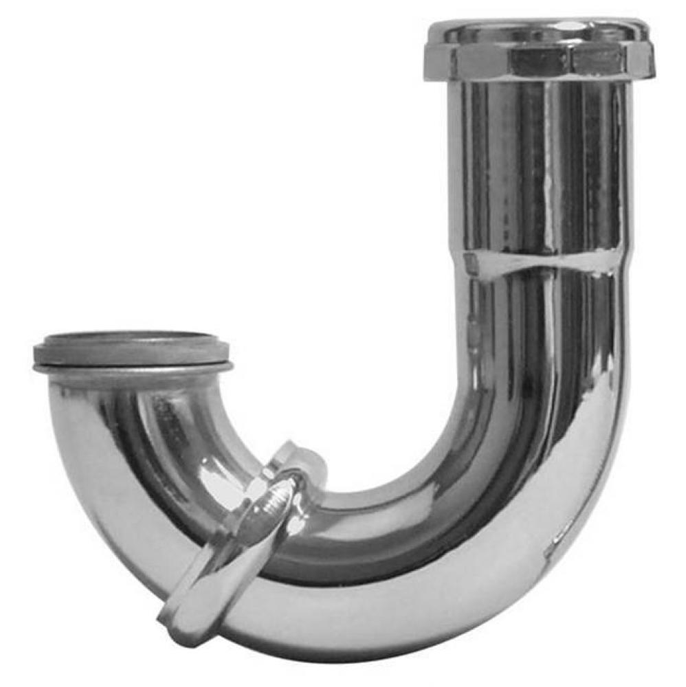 1-1/2'' 22ga CP Sink Trap J-Bend with Captured nut