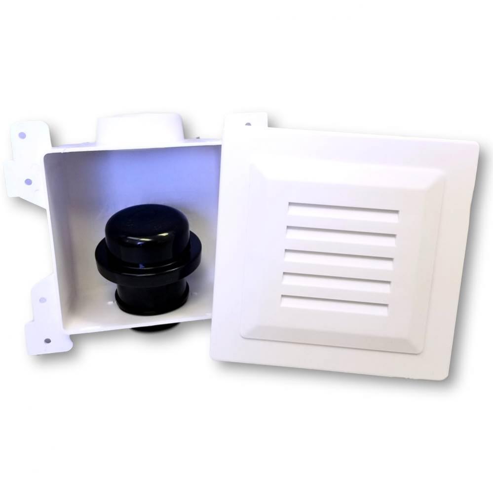 Louvered Cover Box with ABS Air Admittance Valve