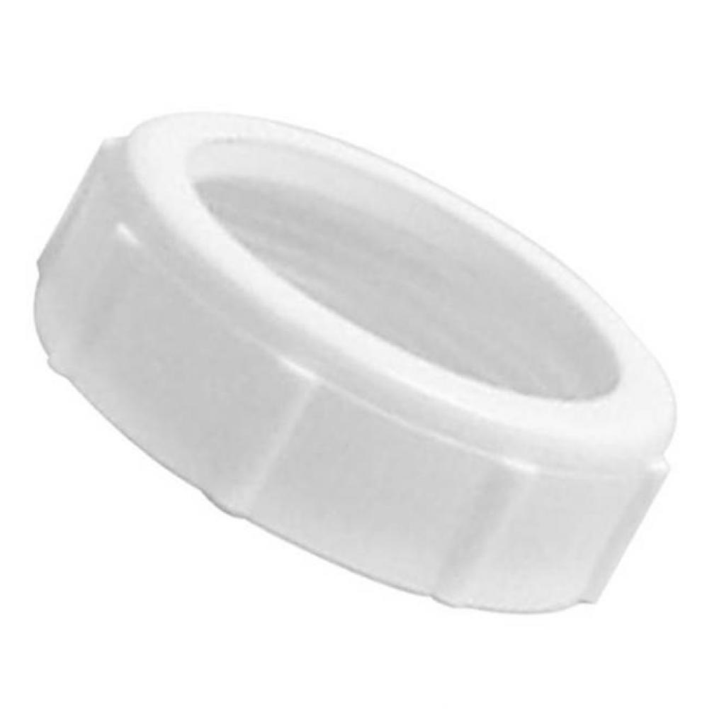 1-1/2'' Slip Nut, Non Winged, White PP