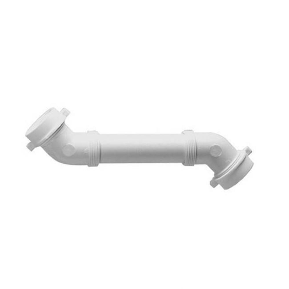 1-1/2'' Double Offset Slip Joint Connections White PVC