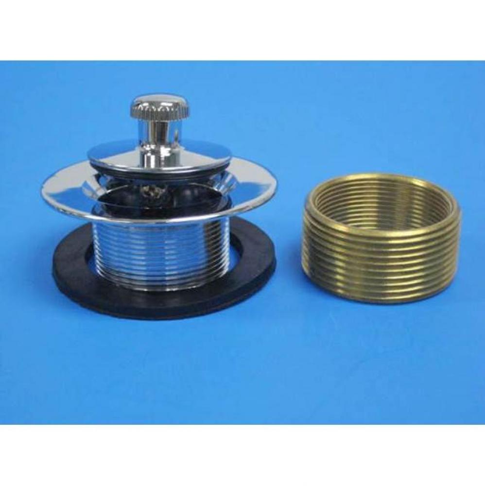 1-1/4'' Lift & Turn Strainer CP DC with 1/4'' stem and 1-1/2'' b