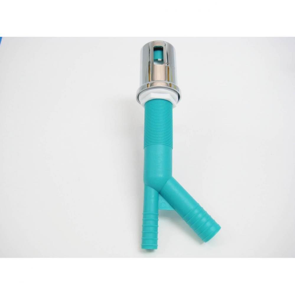 Dishwasher Air Gap CP Cap, LA Code Approved Turquoise body