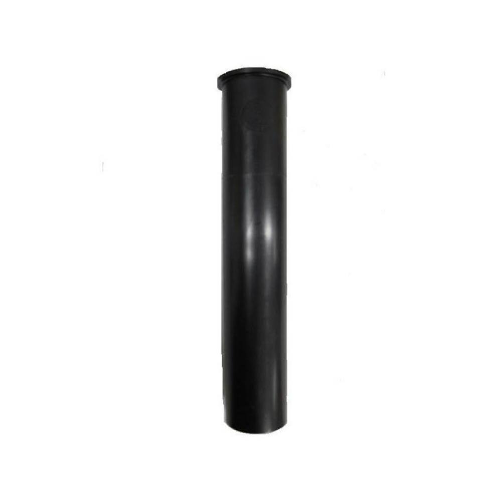 1-1/2'' x 8'' Flanged Tailpiece Black PP