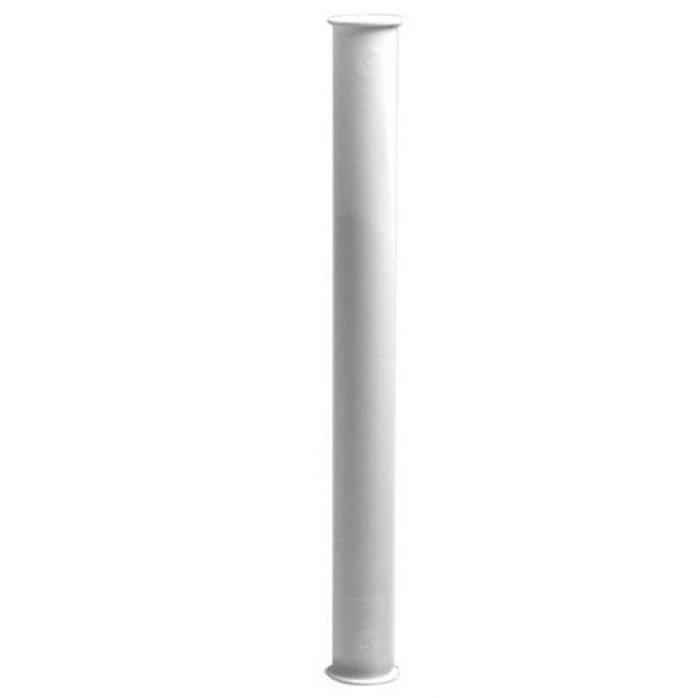 1-1/2'' x 16'' Double Flanged Tailpiece White PP