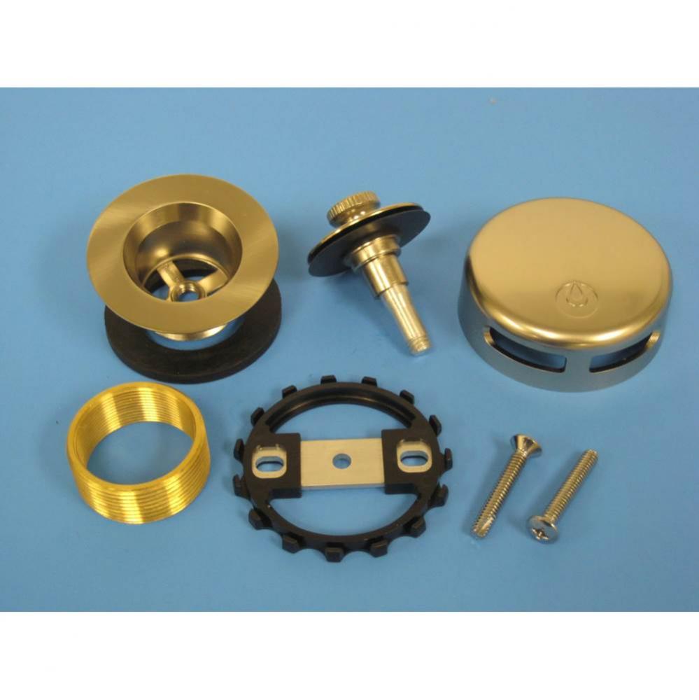 Claw Conversion Kit Push & Seal Brushed Nickel boxed