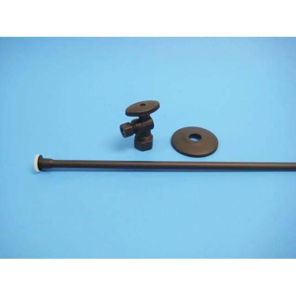 Closet Supply Kit Angle Stop Oil Rubbed Bronze, lead free