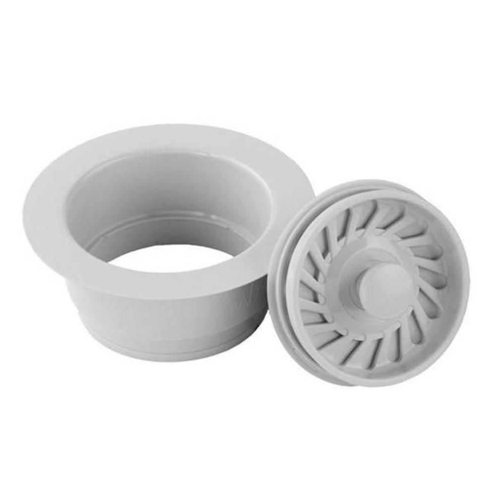 Disposal Trim for Waste King White, clam shell