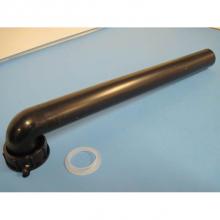JB Products 5044YABS - 1-1/2'' x 15'' Waste Arm, DC Black PP