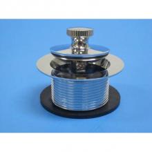 JB Products 703MOZR - 1-1/2'' Lift & Turn Strainer CP DC with 1/4'' stem