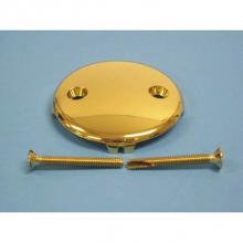 JB Products 704MP740R - 2 Hole Face Plate PVD Polished Brass with 2-1/4'' screws