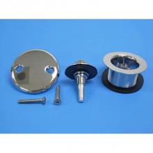 JB Products 737MK - Push & Seal Strainer CP with two hole face plate