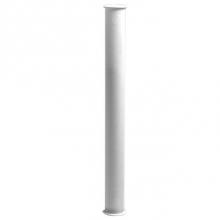 JB Products 904PVC - 1-1/2'' x 16'' Double Flanged Tailpiece White PP
