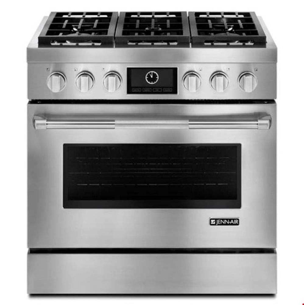 Pro-Style® Dual-Fuel Range with MultiMode® Convection, 36''