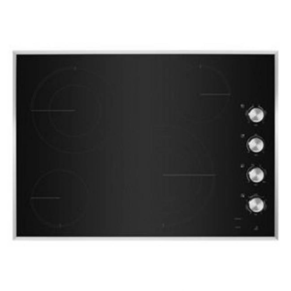 30'' Radiant Cooktop, Ss Trim, Knobs