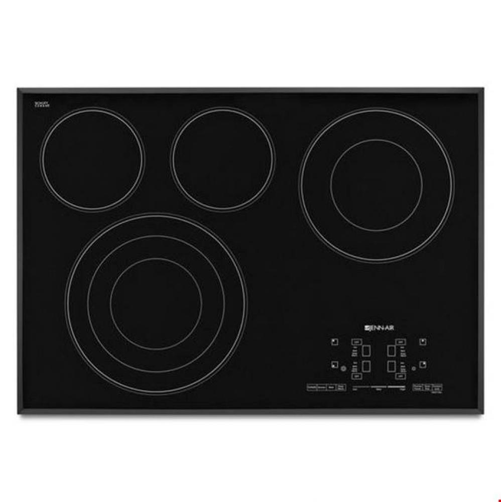 30-Inch Electric Radiant Cooktop with Glass-Touch Electronic Controls