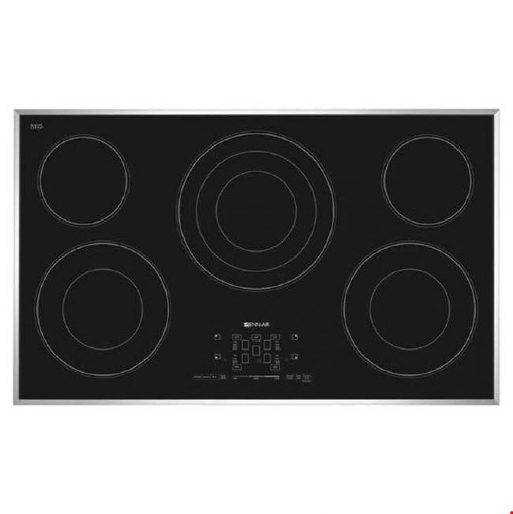 36-Inch Electric Radiant Cooktop with Glass-Touch Electronic Controls