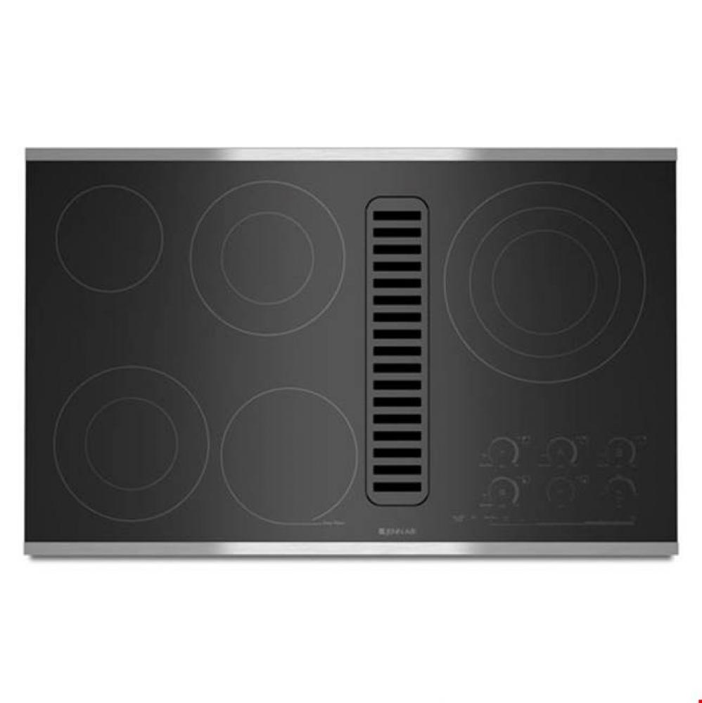 Electric Radiant Downdraft Cooktop with Electronic Touch Control, 36''