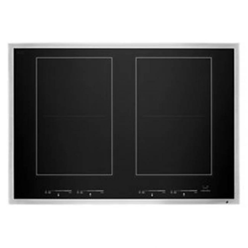 30'' Induction Cooktop, Stainless, 4 Flex Elements