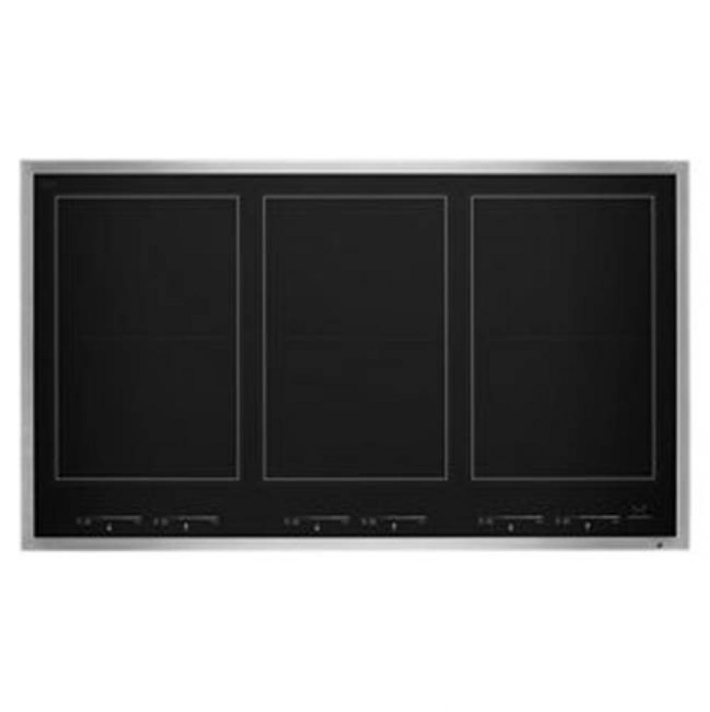 36'' Induction Cooktop, Stainless, 6 Flex Elements