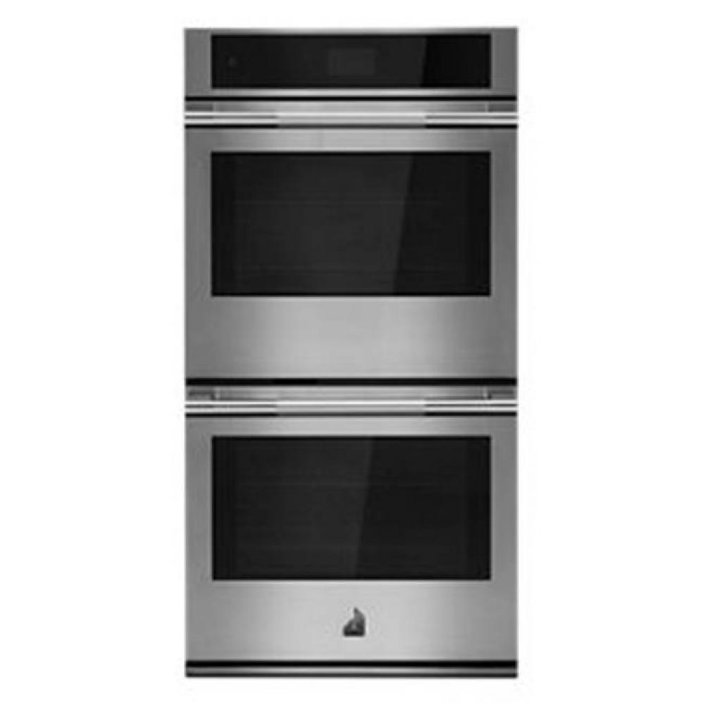 27'' Double Wall Oven, Rise Style, 4 Glide Out Tine Racks, 4.3'' Touch Lcd , 4