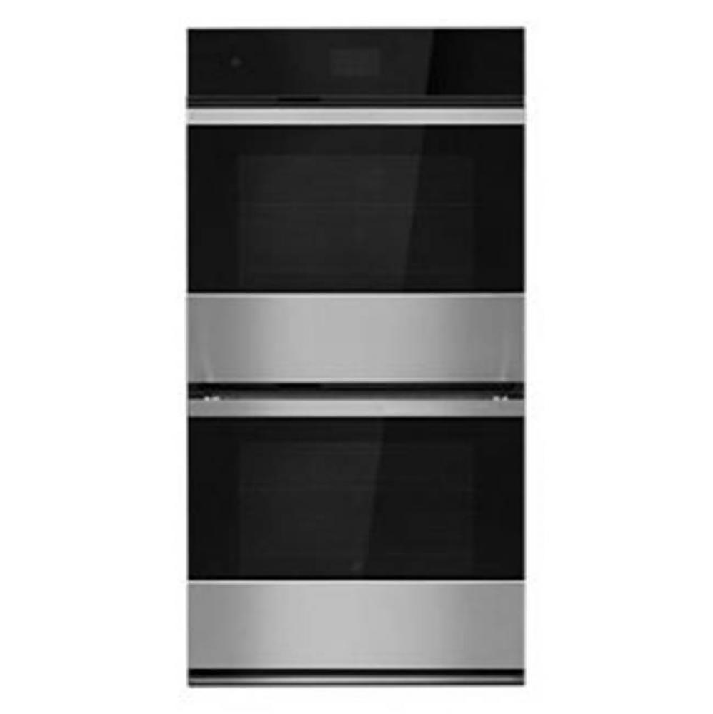 27'' Double Wall Oven, Noir Style, 4 Glide Out Flat Tine Racks, 4.3'' Touc H L