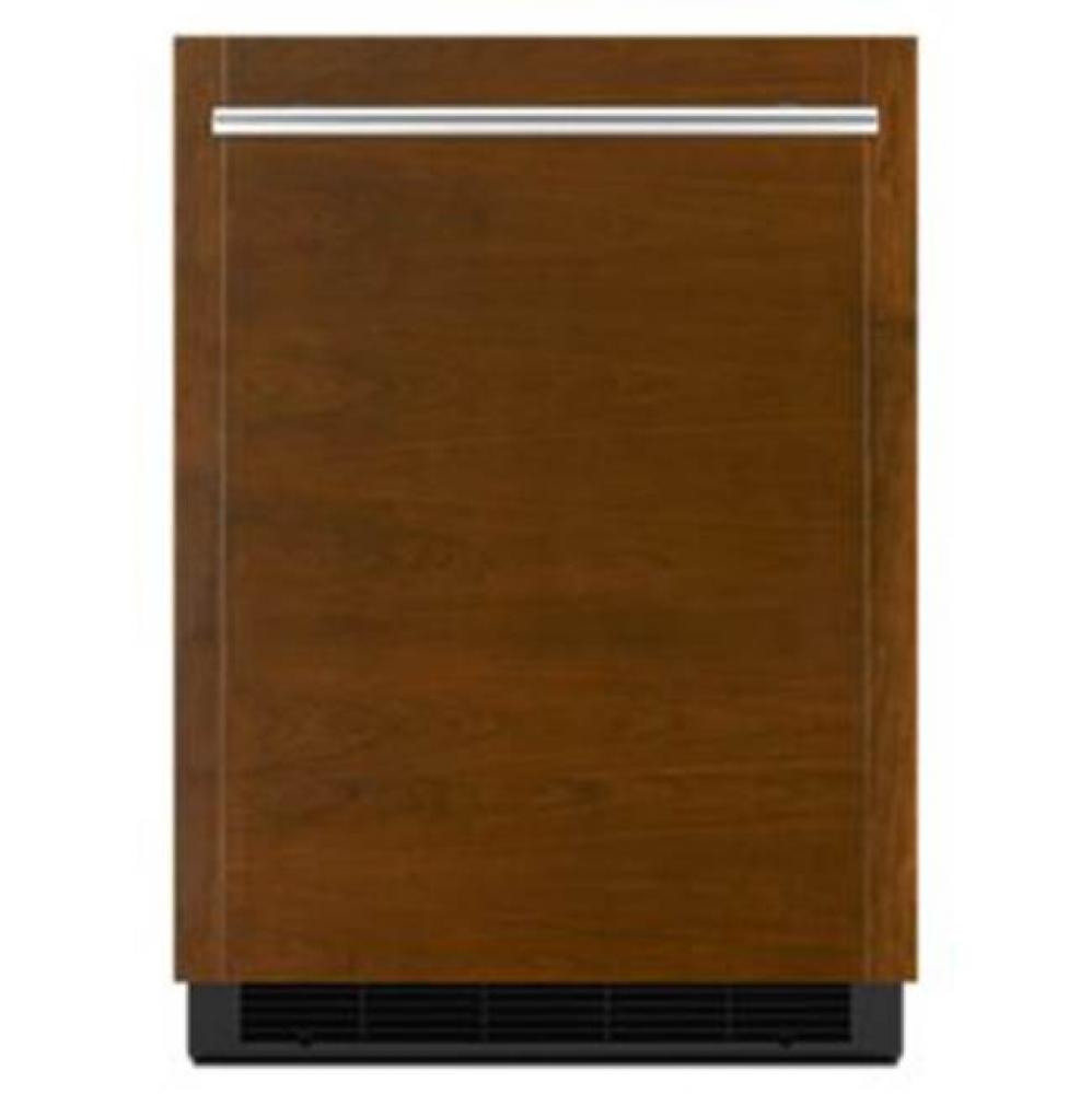 24'' U/C Refrigerator, Overlay Style, Right Hinge, Flush Design, Solid Door
