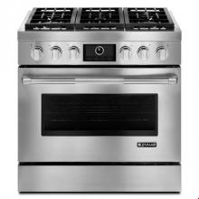 Jenn-Air JDRP436WP - Pro-Style® Dual-Fuel Range with MultiMode® Convection, 36''