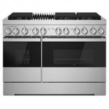 Jenn-Air JDRP648HM - 48'' Pro-Range Dual Fuel, Noir Style, Grill, 3-20K, 2-15K, 5K, Dual Fan Multi-Mode True