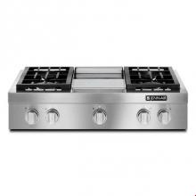 Jenn-Air JGCP536WP - Pro-Style® Gas Rangetop with Griddle, 36''