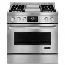 Jenn-Air JGRP536WP - Pro-Style® Gas Range with Griddle and MultiMode® Convection, 36''