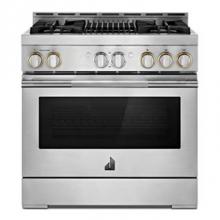 Jenn-Air JGRP636HL - 36'' Pro-Range Gas, Rise Style, Grill, 2-20K, 15K, 5K, Dual Fan Multi- Mode True Convect