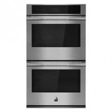 Jenn-Air JJW2830IL - 30'' Double Wall Oven, Rise Style, 4 Glide Out Flat Tine Racks, 4.3'' Touc H L